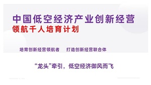中国低空经济产业创新经营领航千人培育计划